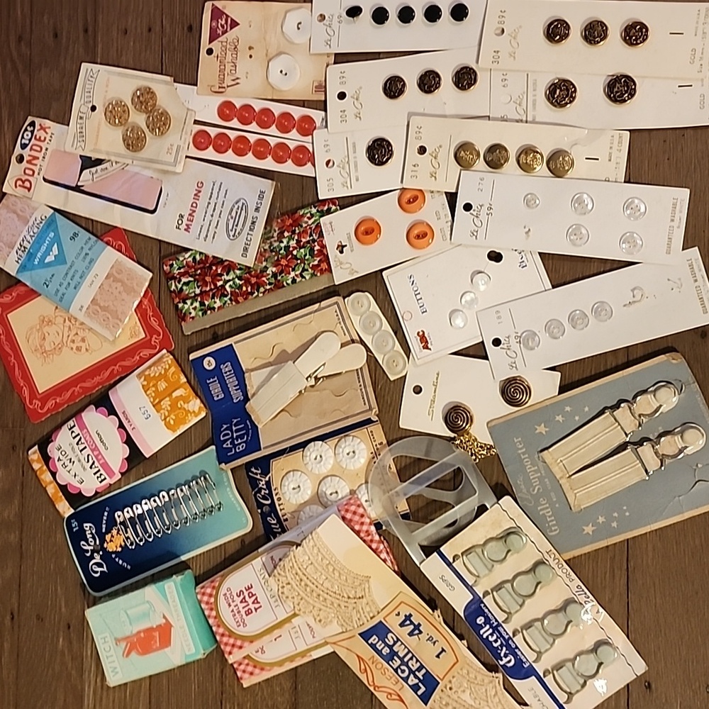 Sewing Supplies Vintage- Collection -Bundle